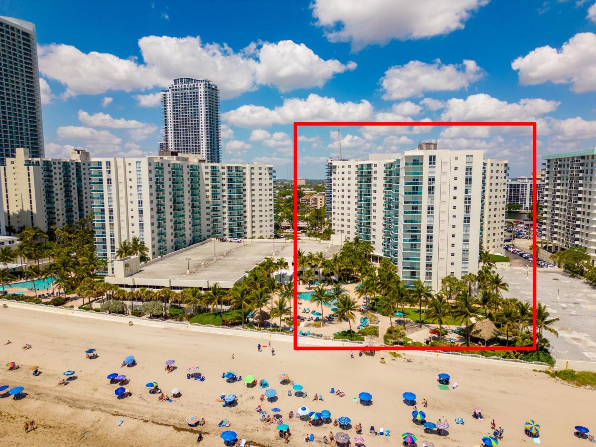 Modern 1 Bdr Oceanview With Direct Beach Access! Hollywood Eksteriør billede