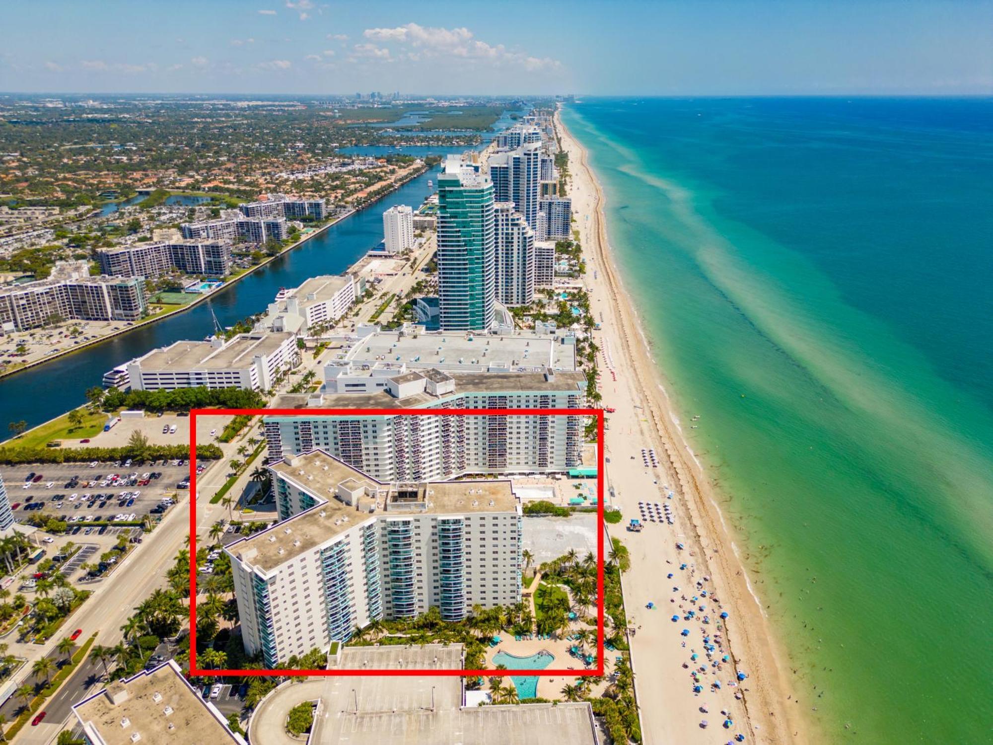 Modern 1 Bdr Oceanview With Direct Beach Access! Hollywood Eksteriør billede
