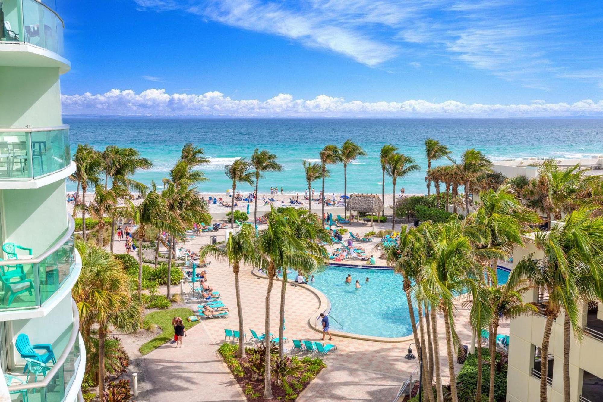 Modern 1 Bdr Oceanview With Direct Beach Access! Hollywood Eksteriør billede